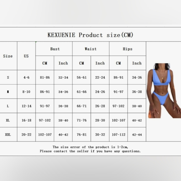 Women's Bikini Set, XL NWT - Picture 10 of 10